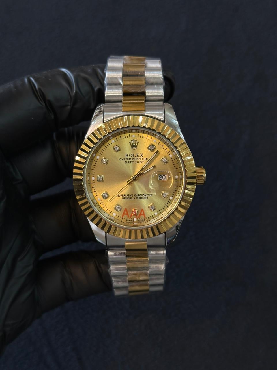 Two-Tone Rolex Golden Dail