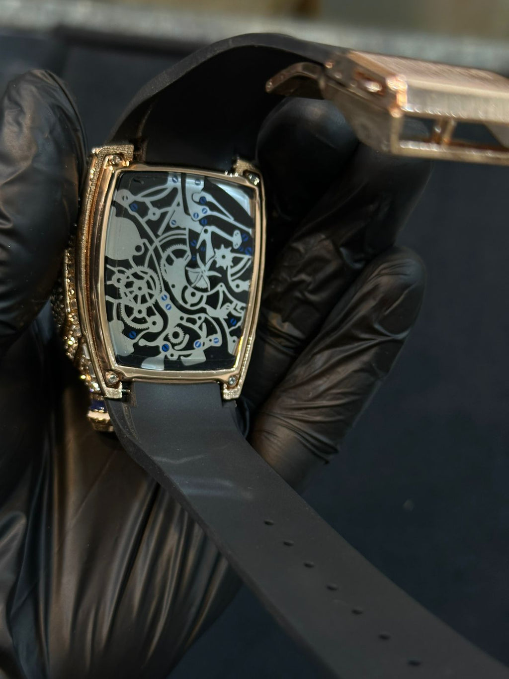 Golden Case Buggati Watch
