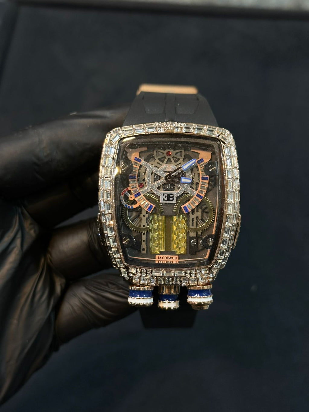 Golden Case Buggati Watch