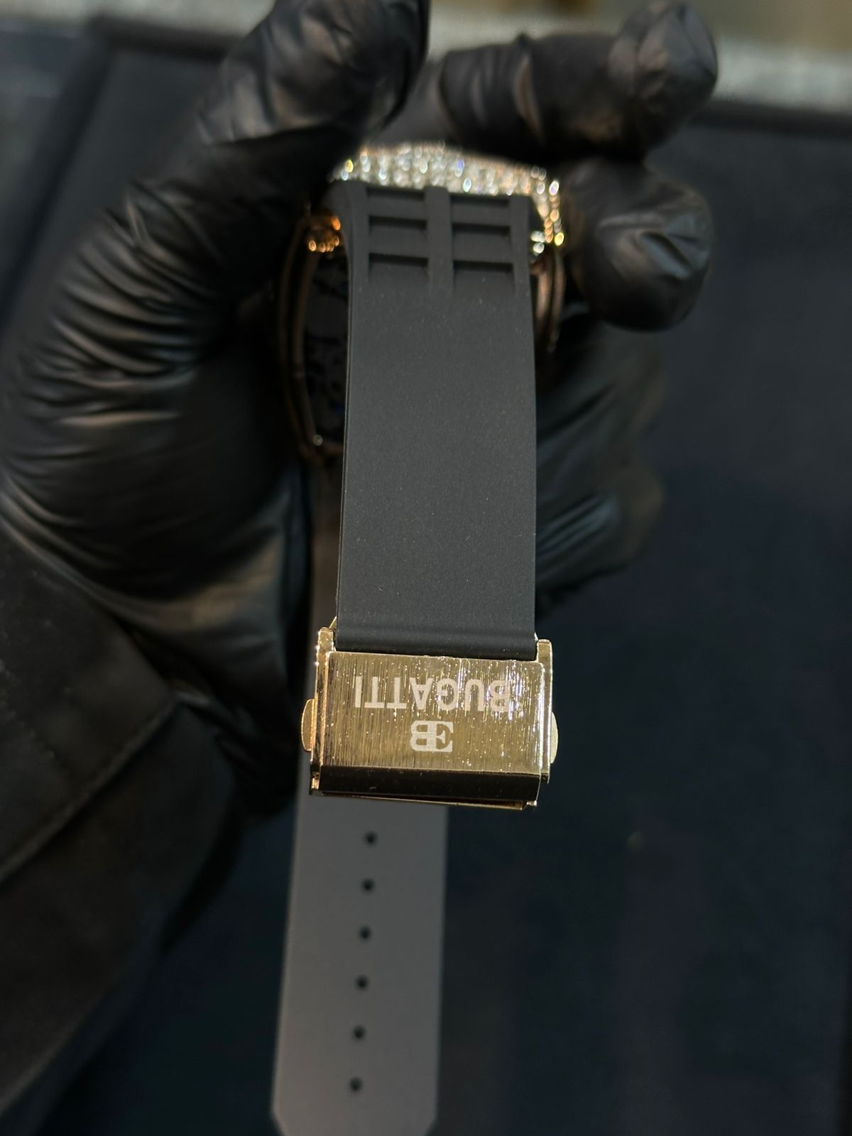 Silver Case Bugatti Watch